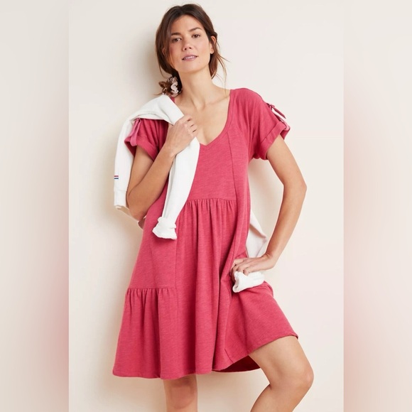 Anthropologie Dresses & Skirts - Anthropologie‎ Saturday Sunday Dress Womens Size MP Kathie Flounced Mini Ruffle